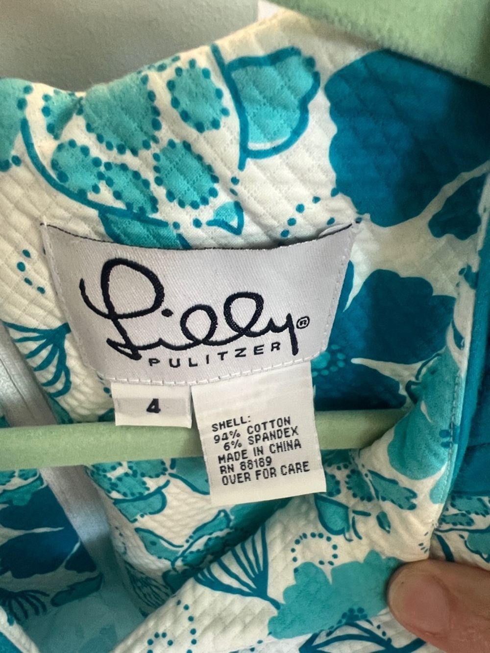 Vintage Lilly Pulitzer shift dress size 4 - Picture 4 of 4